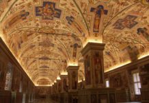Vatikanische Museen – Großer Saal der Bibliothek, Salone Sistino
