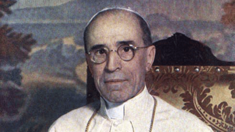 Pius XII. – Bild: Gemeinfrei, https://commons.wikimedia.org/w/index.php?curid=24816248