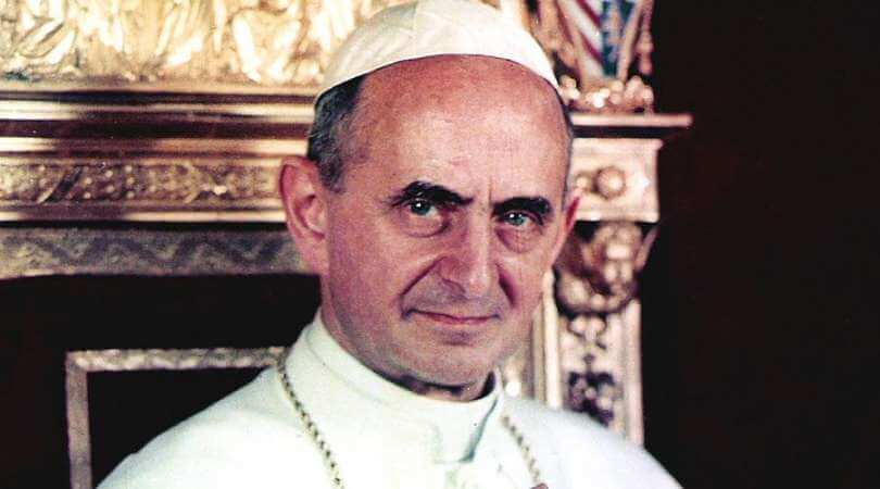 Paul VI. - Vatican City (picture oficial of pope) [Public domain], via Wikimedia Commons