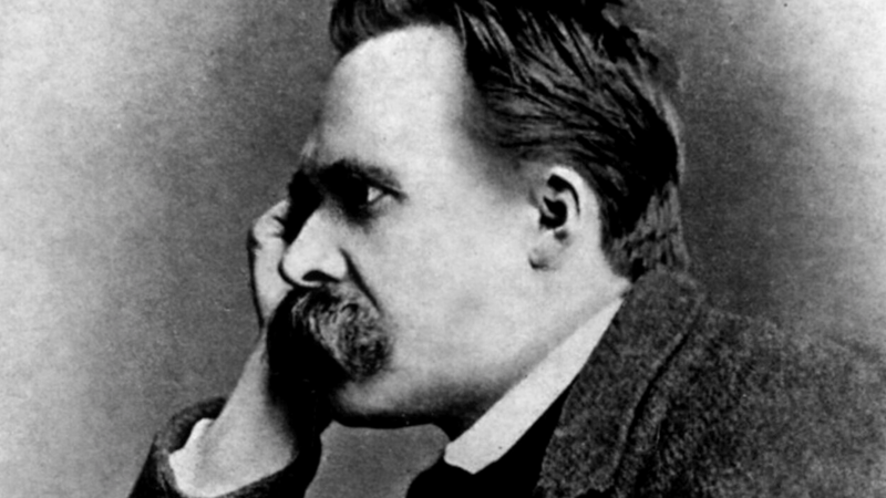 Friedrich Nietzsche – Bild: By Gustav-Adolf Schultze (d. 1897) [Public domain], via Wikimedia Commons