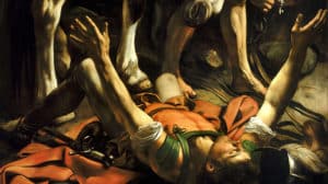 Bild: Paulus am Boden (Caravaggio) | Public domain