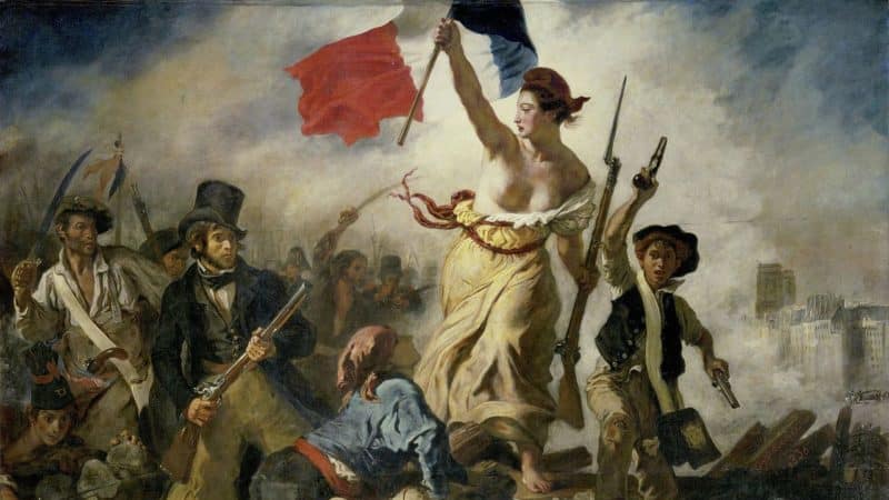 Eugène Delacroix: Die Freiheit führt das Volk, 1830 – Public domain, via Wikimedia Commons
