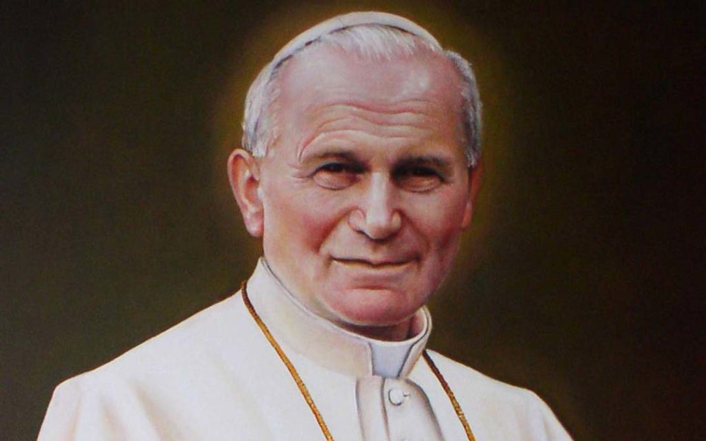 Johannes Paul II. | Porträt von Zbigniew Kotyłła (Kirche des Priesterseminars in Lublin) CC BY-SA 3.0 , via Wikimedia Commons