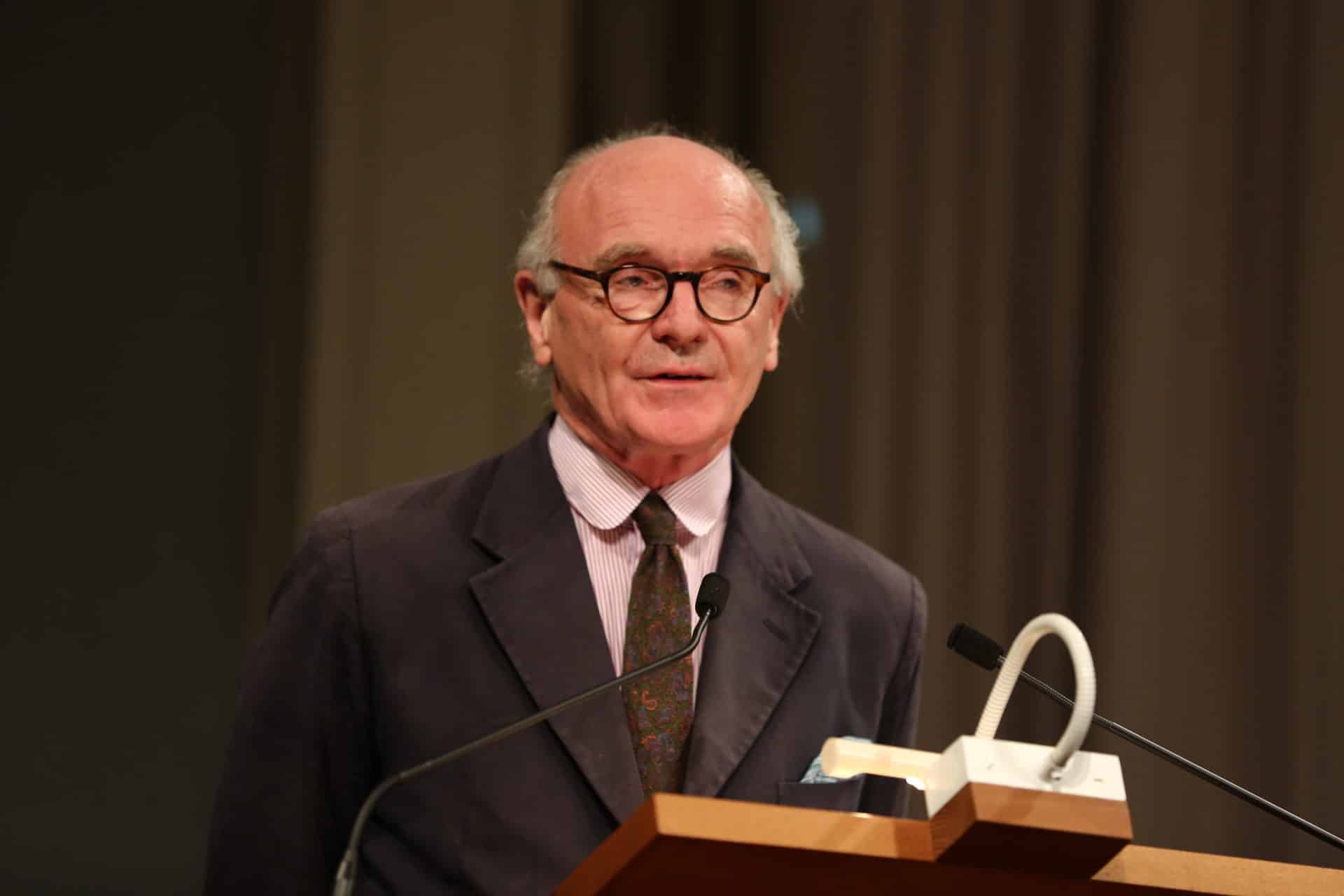 Martin Mosebach 2017 als Laudator des Thomas-Mann-Preises | Bild: Henning Schlottmann (User:H-stt), CC BY-SA 4.0 , via Wikimedia Commons